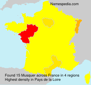 Surname Musquer in France Surname Musquer in France