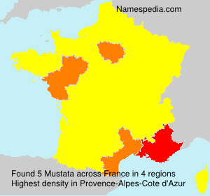 Surname Mustata in France