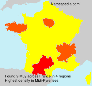Surname Muy in France