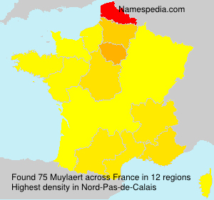Surname Muylaert in France Surname Muylaert in France