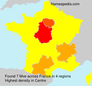 Surname Mve in France Surname Mve in France