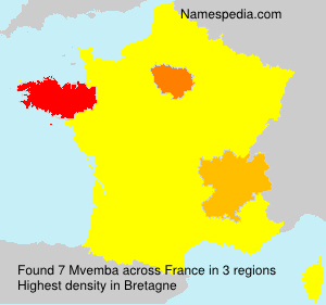 Surname Mvemba in France