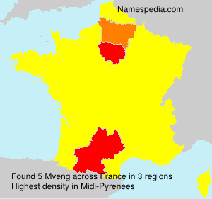 Surname Mveng in France Surname Mveng in France