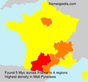 Surname Myc in France Surname Myc in France