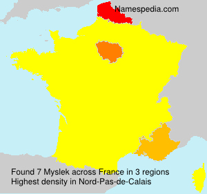 Surname Myslek in France Surname Myslek in France