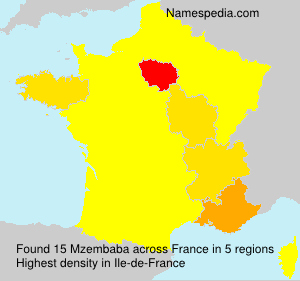 Surname Mzembaba in France