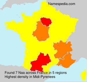 Surname Naa in France Surname Naa in France