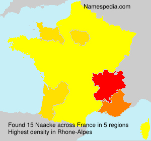 Surname Naacke in France Surname Naacke in France