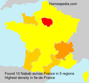 Surname Nabab in France Surname Nabab in France
