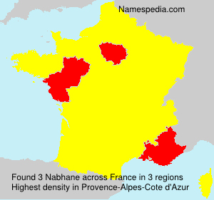 Surname Nabhane in France Surname Nabhane in France