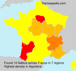Surname Nabica in France
