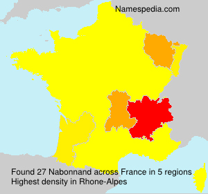 Surname Nabonnand in France Surname Nabonnand in France