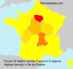 Surname Nabrin in France Surname Nabrin in France