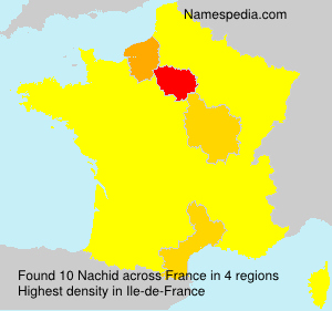Surname Nachid in France Surname Nachid in France