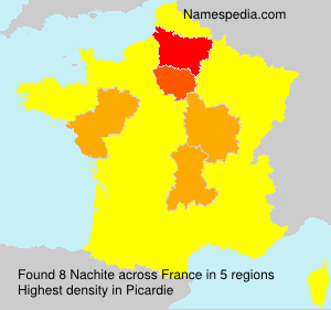 Surname Nachite in France Surname Nachite in France