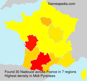 Surname Nadouce in France Surname Nadouce in France