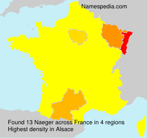 Surname Naeger in France Surname Naeger in France