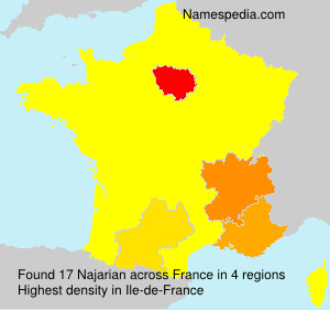 Surname Najarian in France Surname Najarian in France