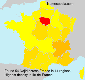 Surname Najid in France Surname Najid in France