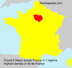 Surname Najos in France Surname Najos in France
