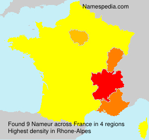 Surname Nameur in France Surname Nameur in France
