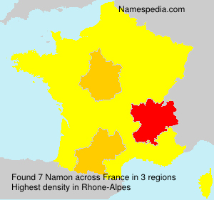 Surname Namon in France Surname Namon in France