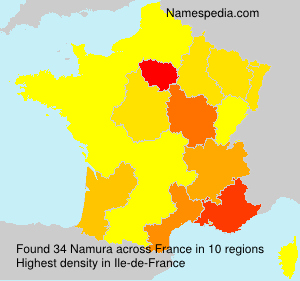 Surname Namura in France