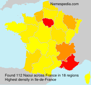 Surname Naoui in France Surname Naoui in France