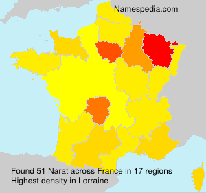 Surname Narat in France Surname Narat in France
