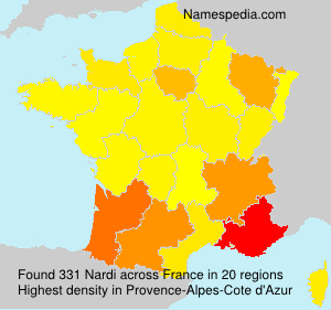 Surname Nardi in France Surname Nardi in France