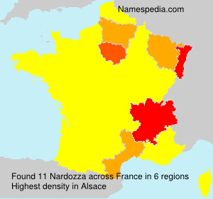 Surname Nardozza in France Surname Nardozza in France