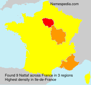 Surname Nattaf in France Surname Nattaf in France