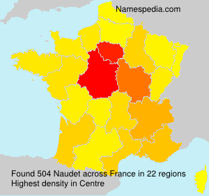 Surname Naudet in France Surname Naudet in France