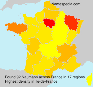 Surname Naumann in France Surname Naumann in France