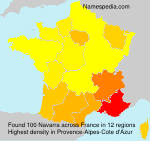 Surname Navarra in France Surname Navarra in France
