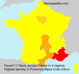 Surname Navio in France Surname Navio in France