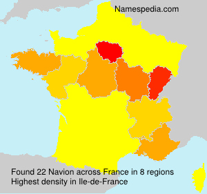 Surname Navion in France Surname Navion in France