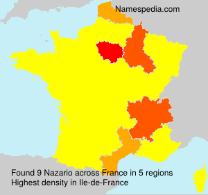Surname Nazario in France