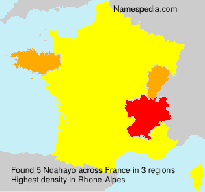 Surname Ndahayo in France Surname Ndahayo in France