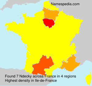 Surname Ndecky in France Surname Ndecky in France
