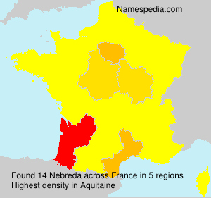 Surname Nebreda in France Surname Nebreda in France