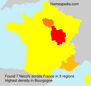 Surname Necchi in France Surname Necchi in France