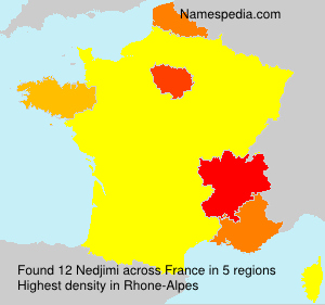 Surname Nedjimi in France Surname Nedjimi in France
