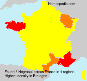 Surname Negraoui in France Surname Negraoui in France