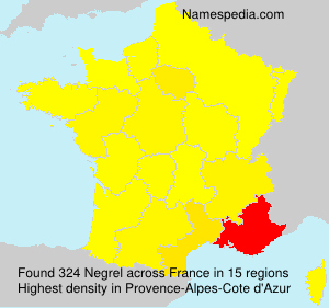 Surname Negrel in France Surname Negrel in France