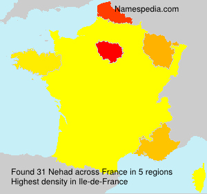 Surname Nehad in France Surname Nehad in France