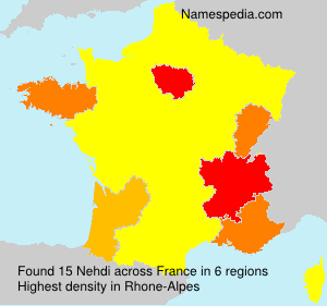 Surname Nehdi in France