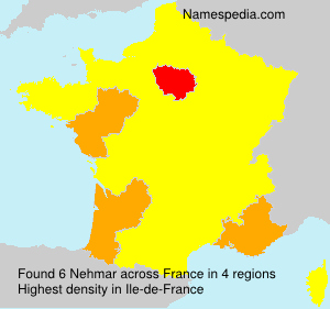 Surname Nehmar in France Surname Nehmar in France