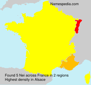 Surname Nei in France Surname Nei in France