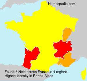 Surname Neid in France Surname Neid in France